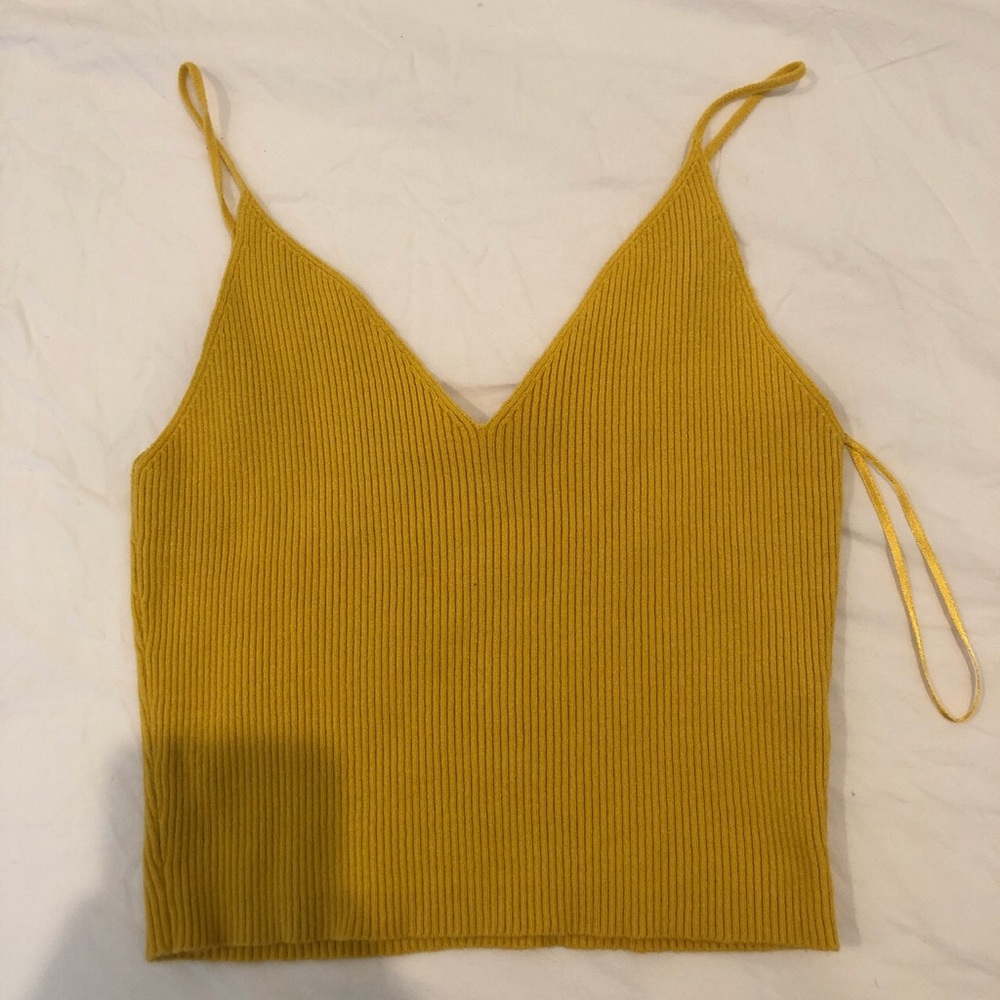 URBAN OUTFITTERS YELLOW TANK